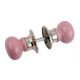 Pink Crackle Mortice Handle 2.25